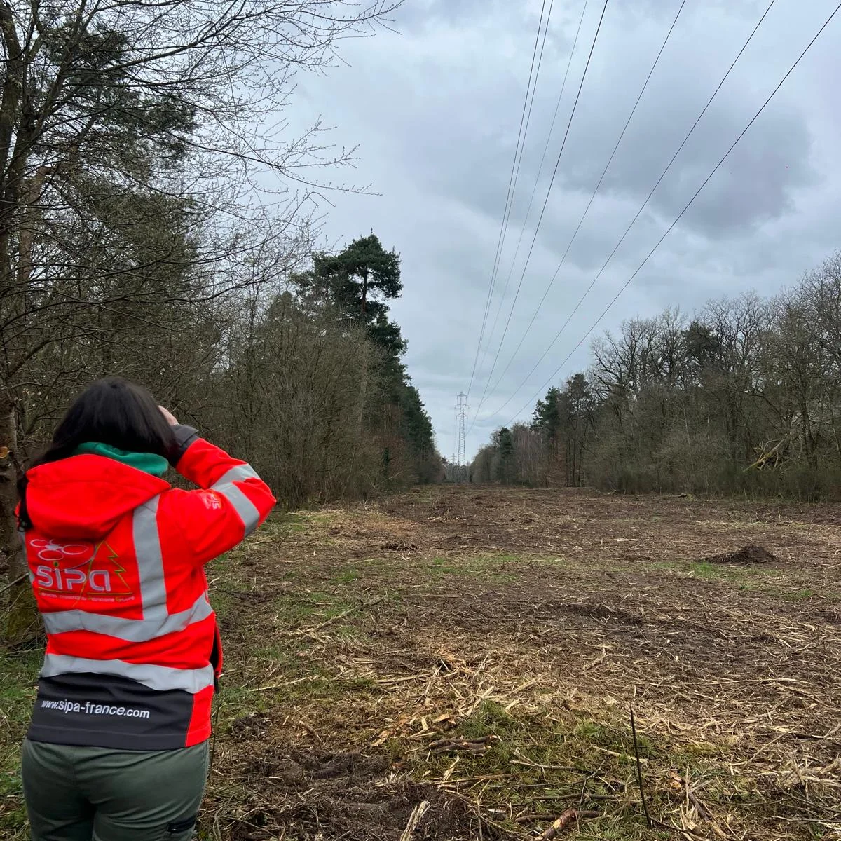 Experte environnementale sur un chantier naturel